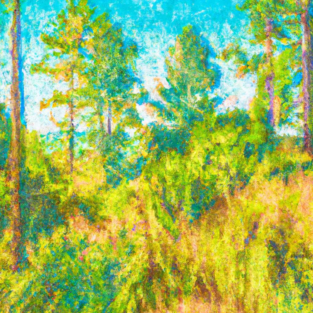 My painting of the scene