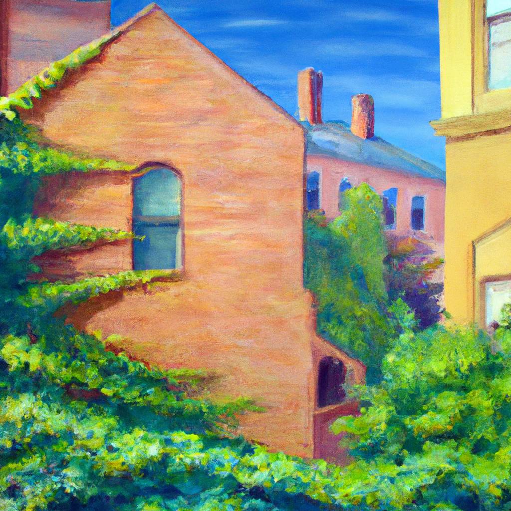 My painting of the scene