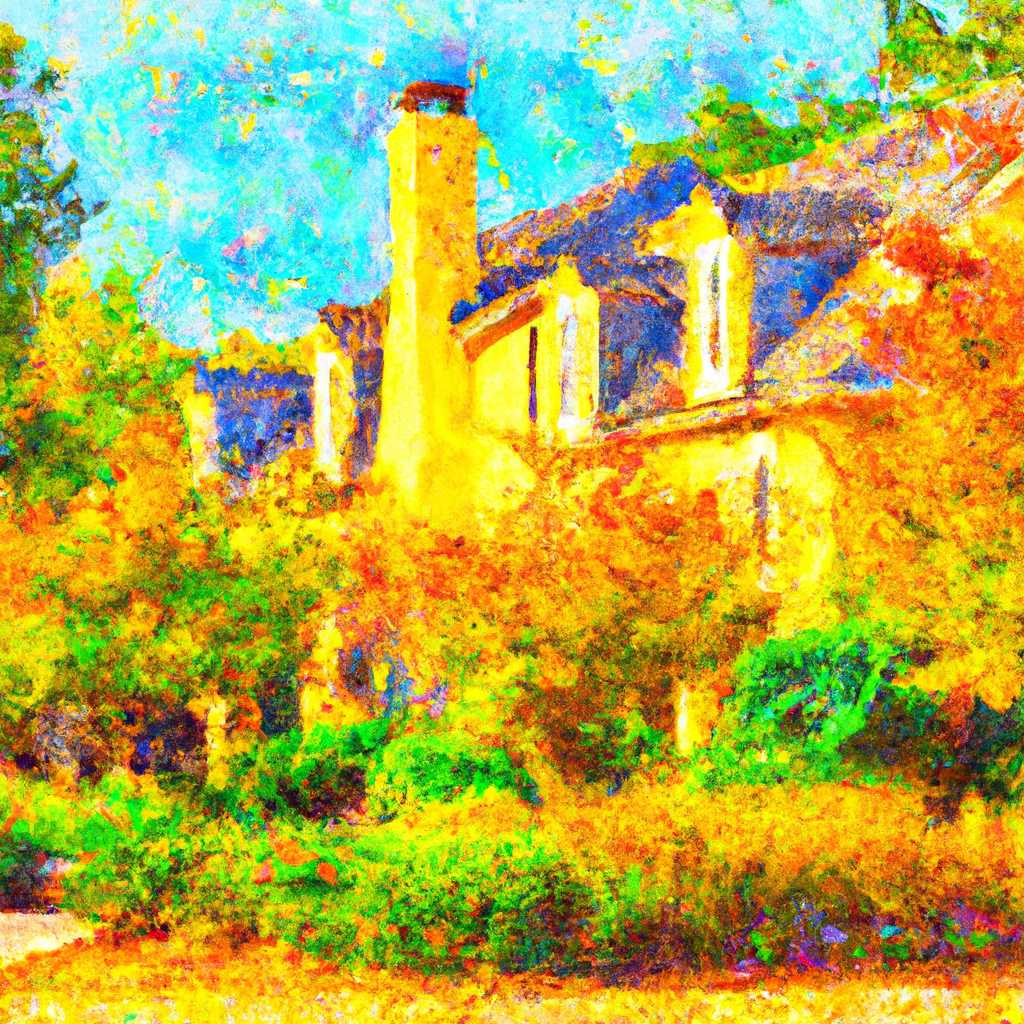 My painting of the scene