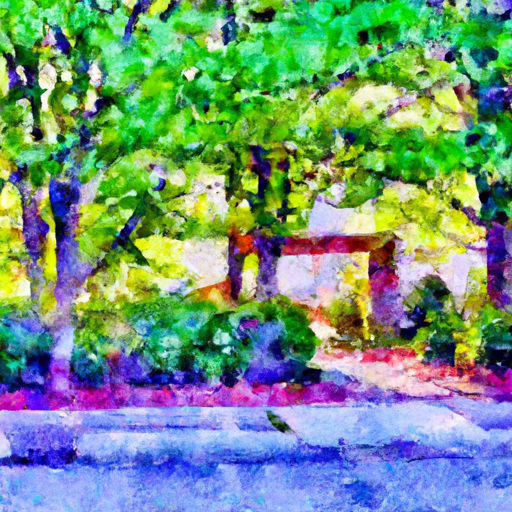 My painting of the scene