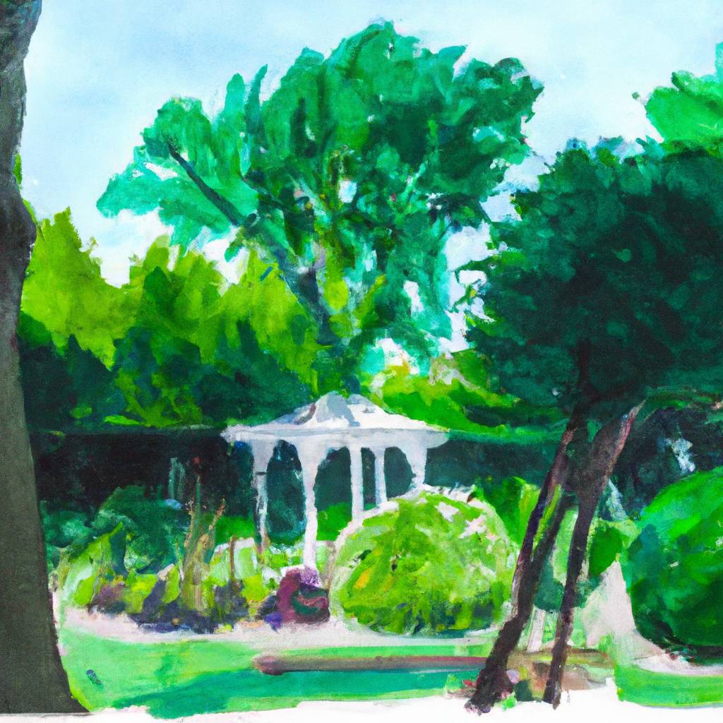 My painting of the scene