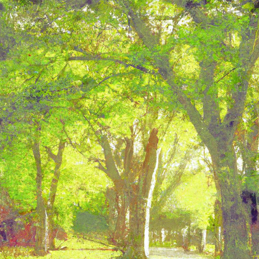 My painting of the scene