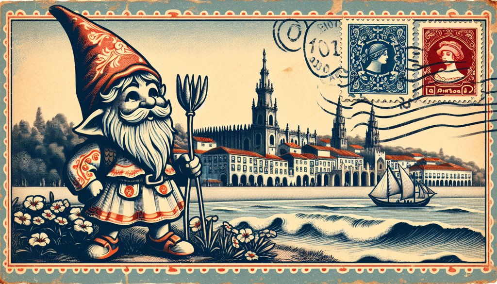 Gnome's postcard from Portugal