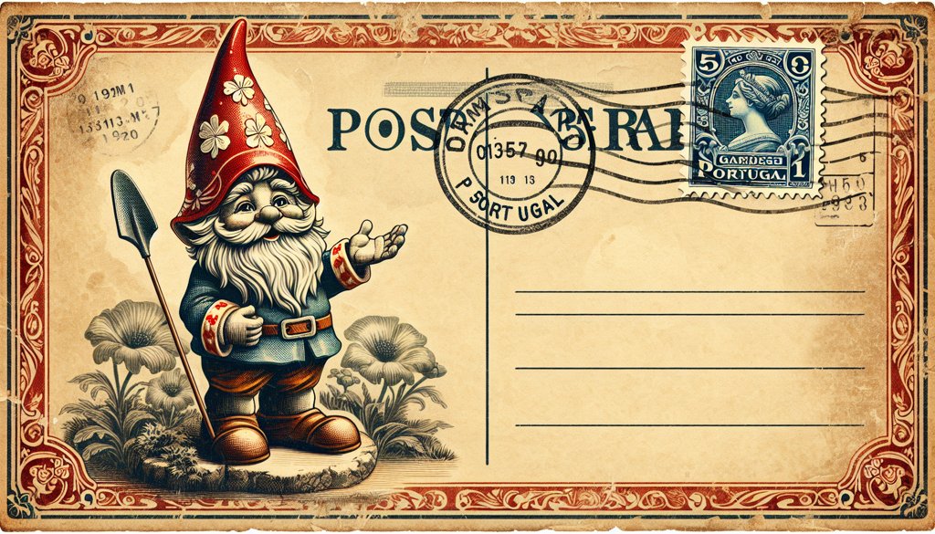 Gnome's postcard from Portugal