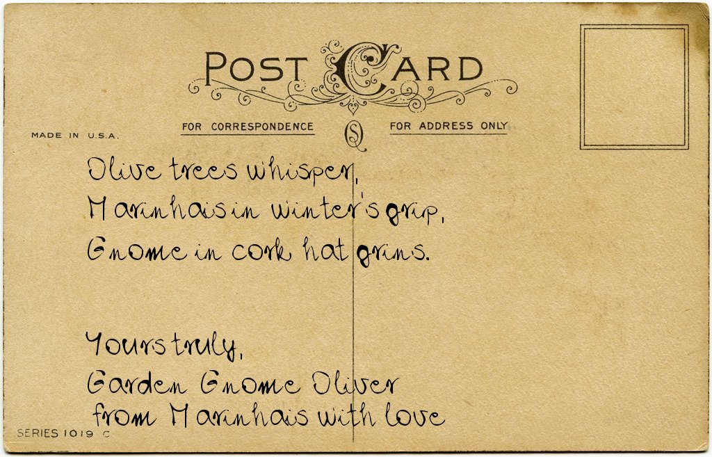 Gnome's postcard from Portugal