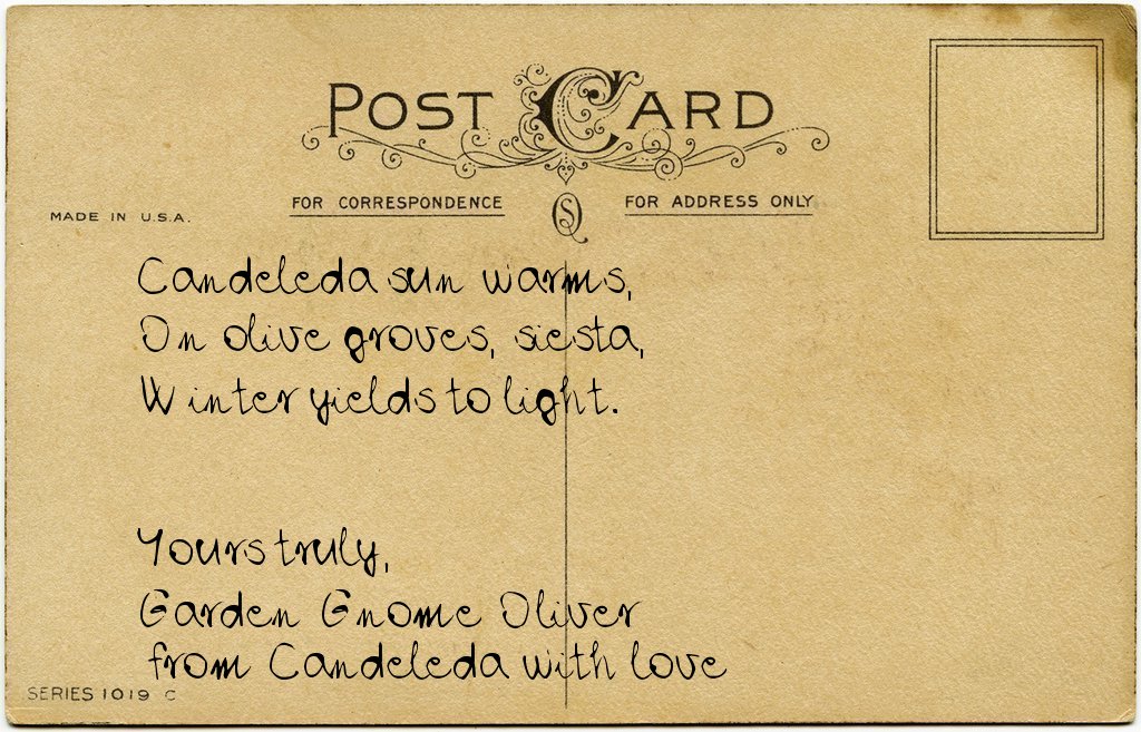 Gnome's postcard from Spain