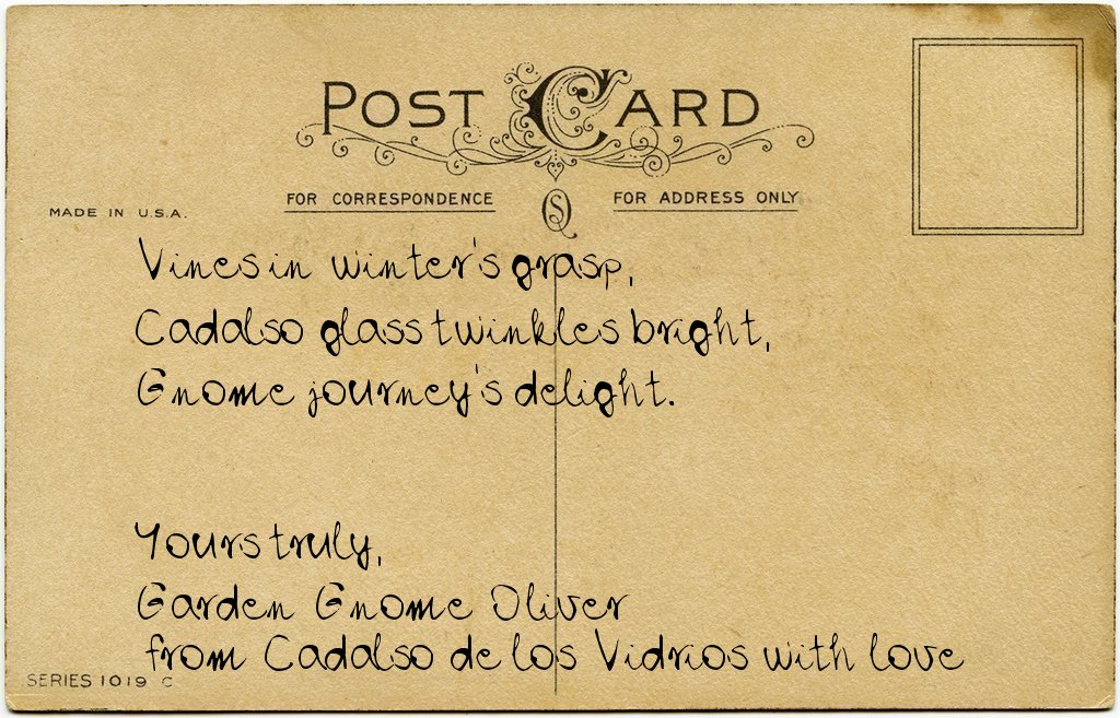 Gnome's postcard from Spain