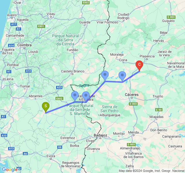 Recent journey map