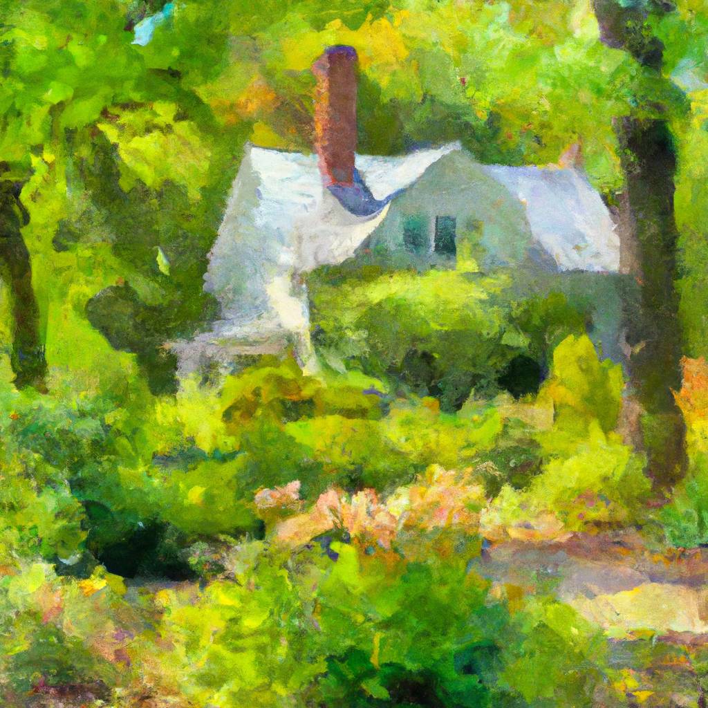 My painting of the scene