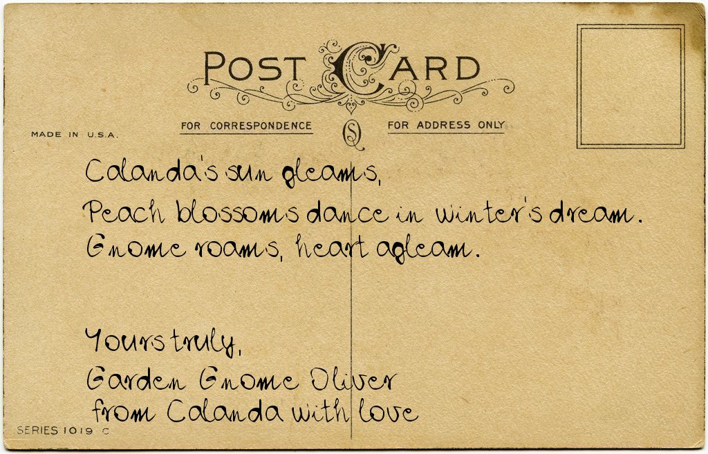 Gnome's postcard from Spain