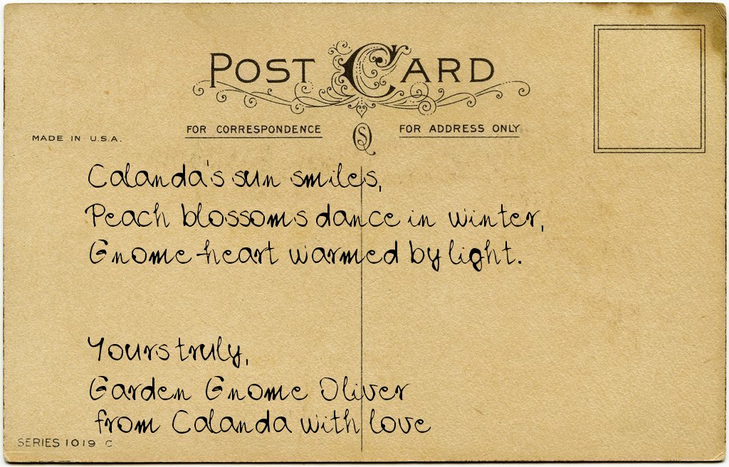 Gnome's postcard from Spain