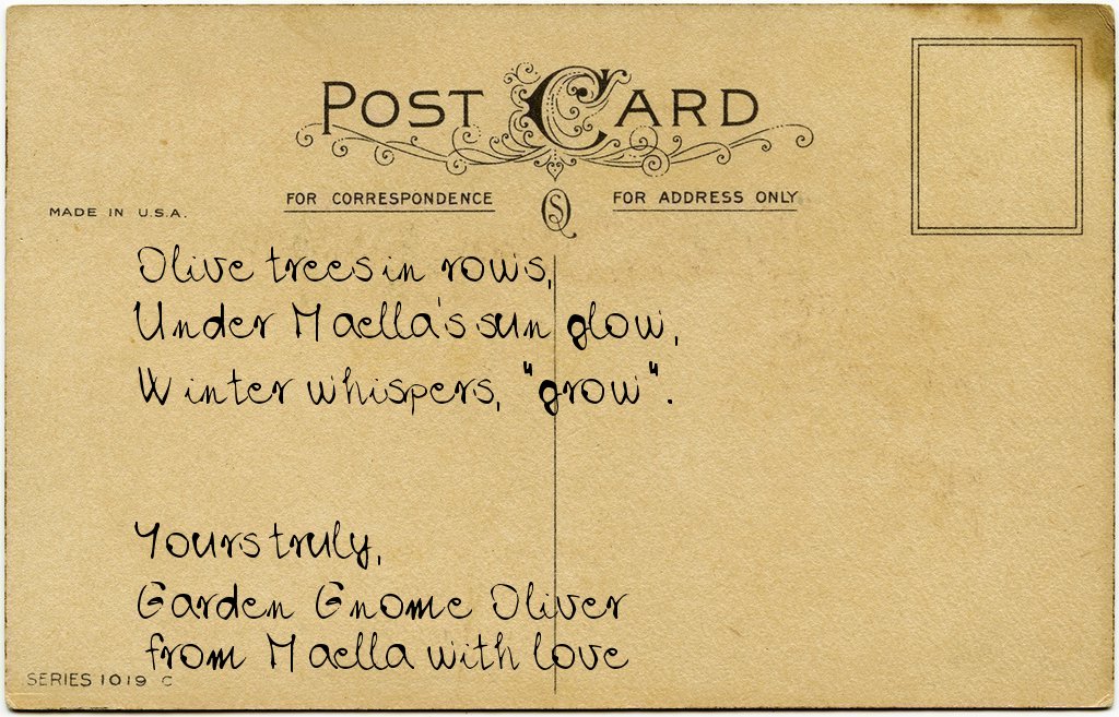 Gnome's postcard from Spain