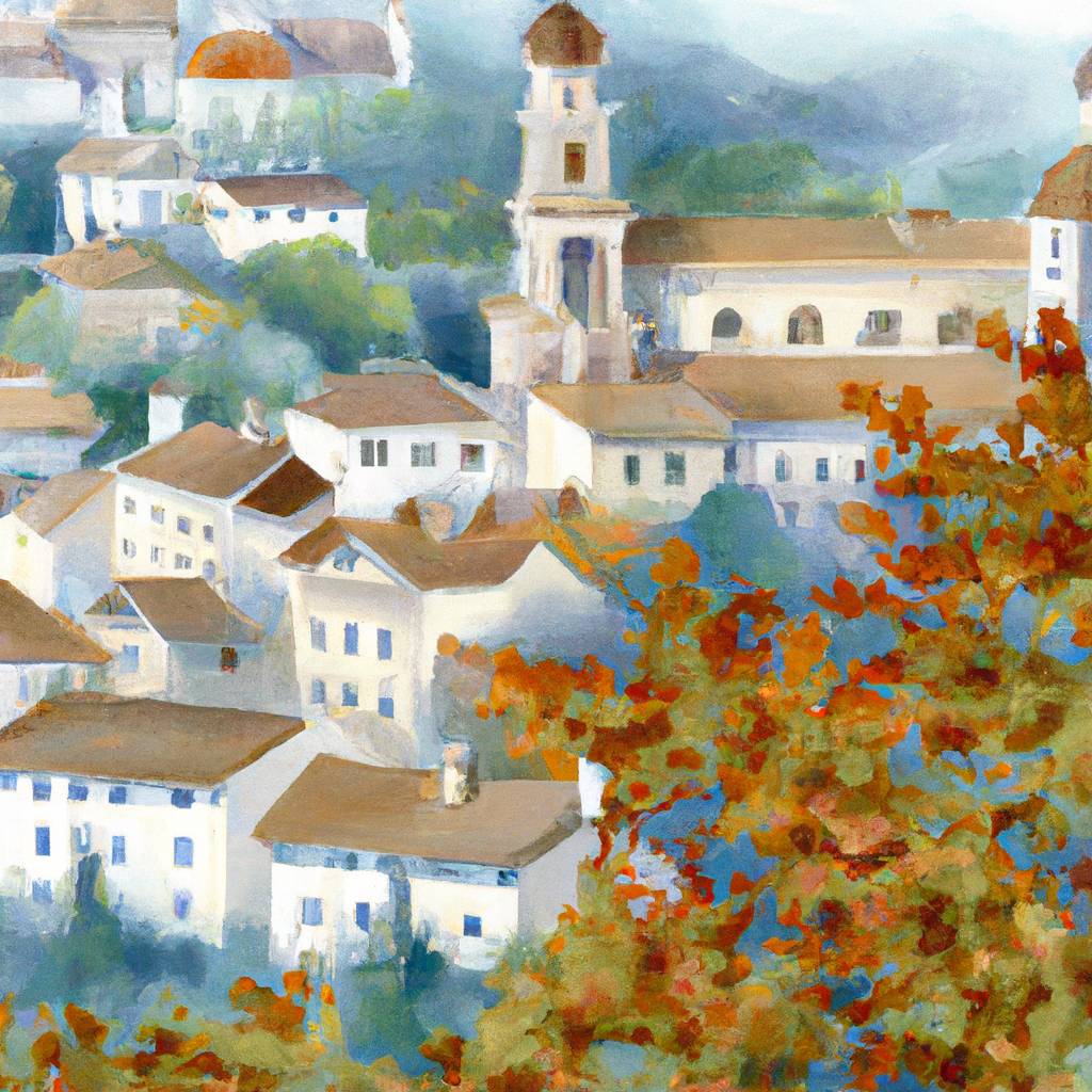 My painting of the scene