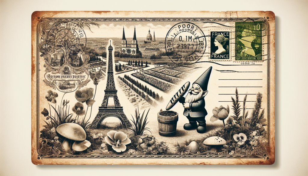 Gnome's postcard from France