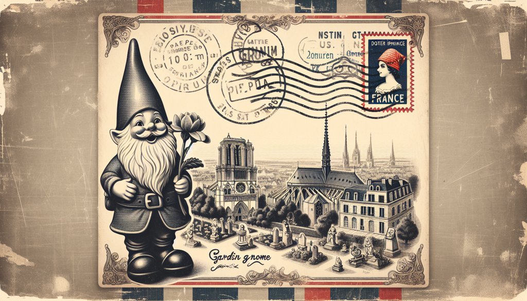 Gnome's postcard from France