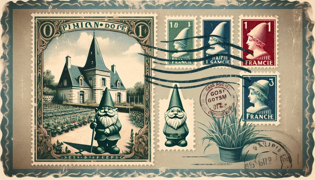 Gnome's postcard from France