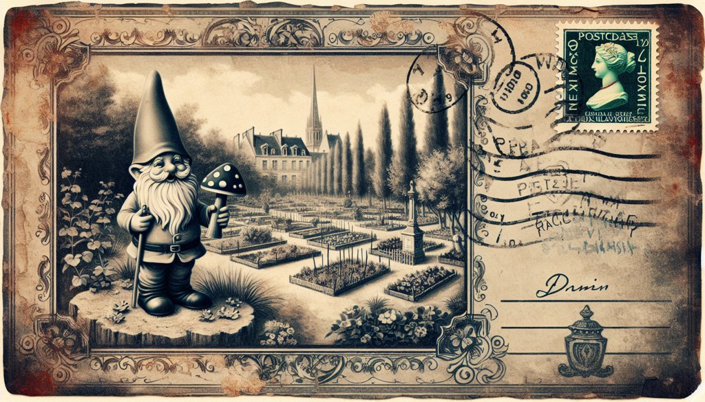 Gnome's postcard from France
