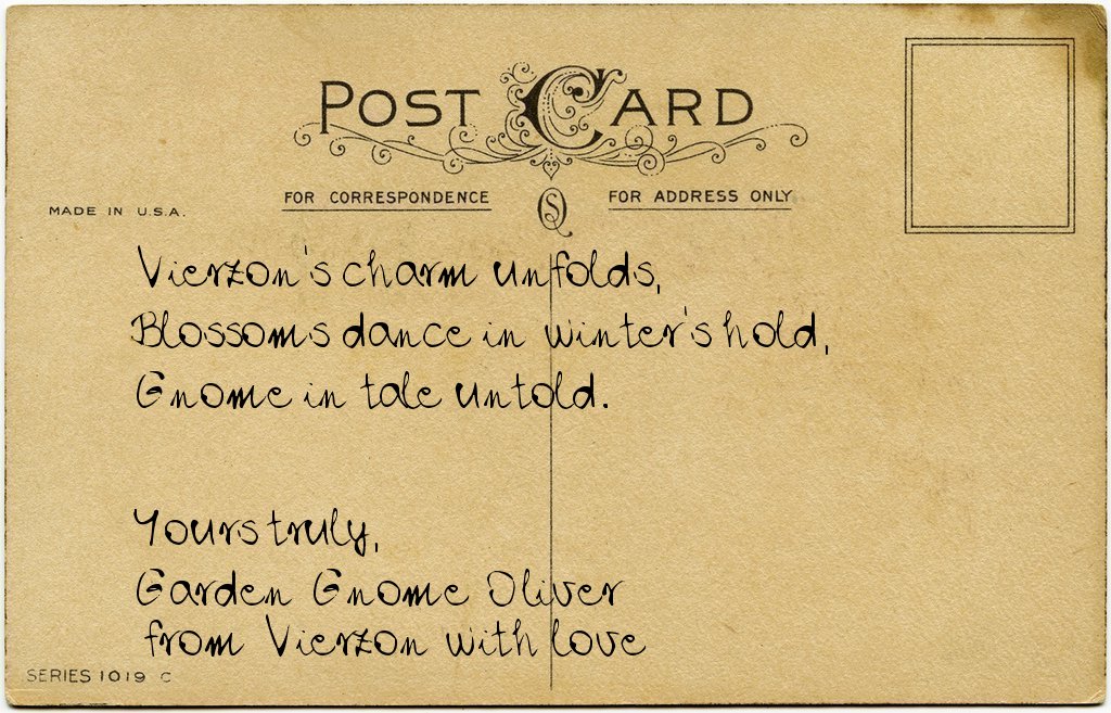 Gnome's postcard from France