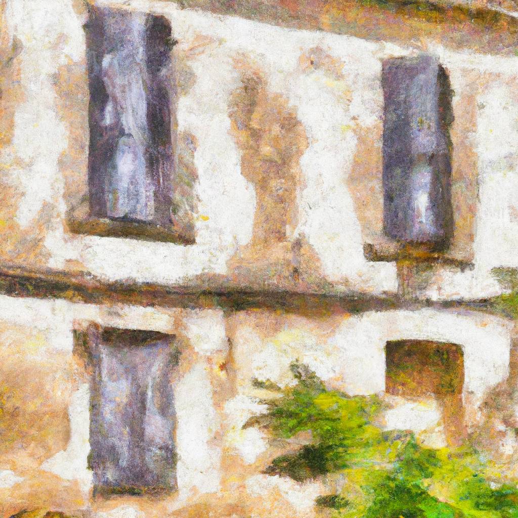 My painting of the scene