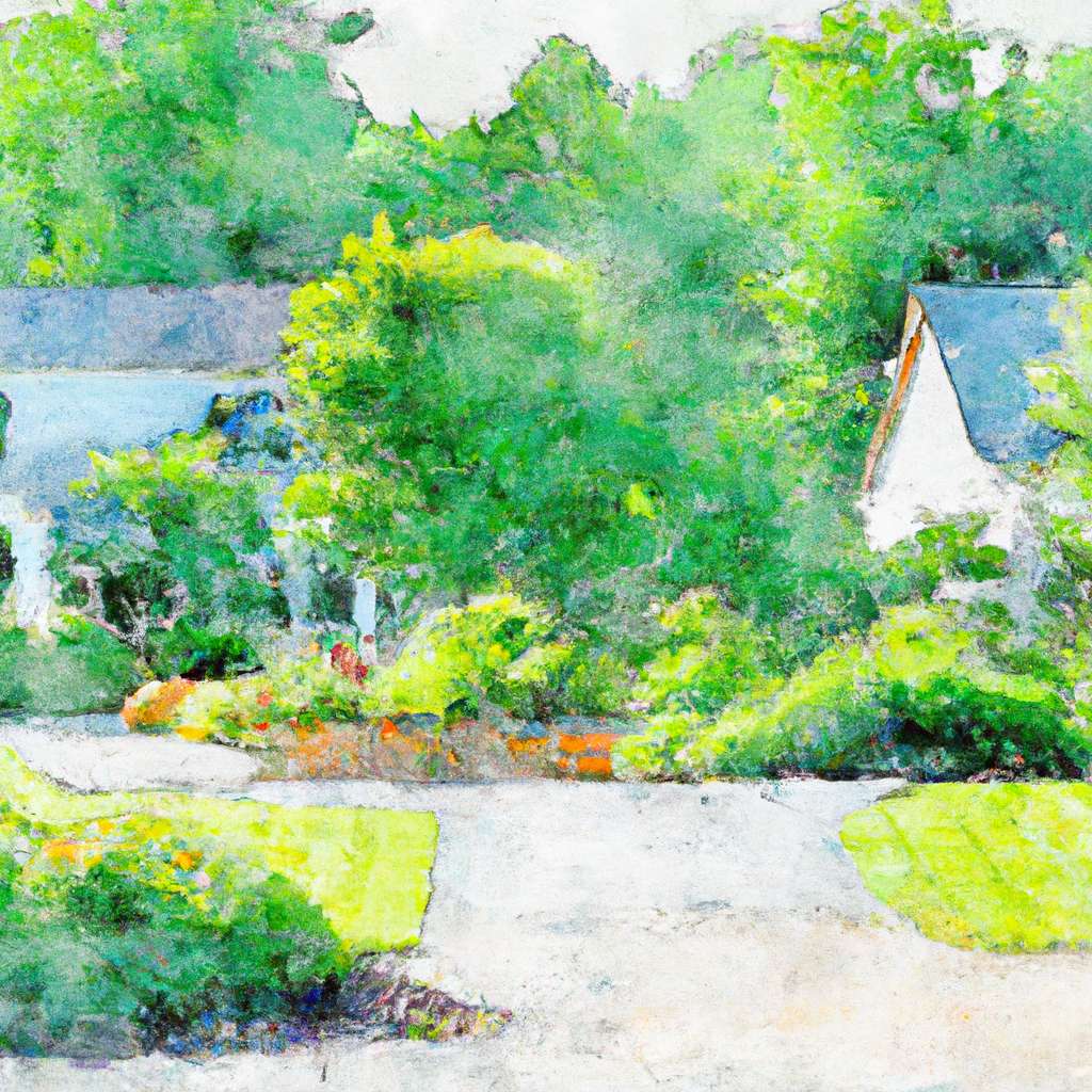 My painting of the scene