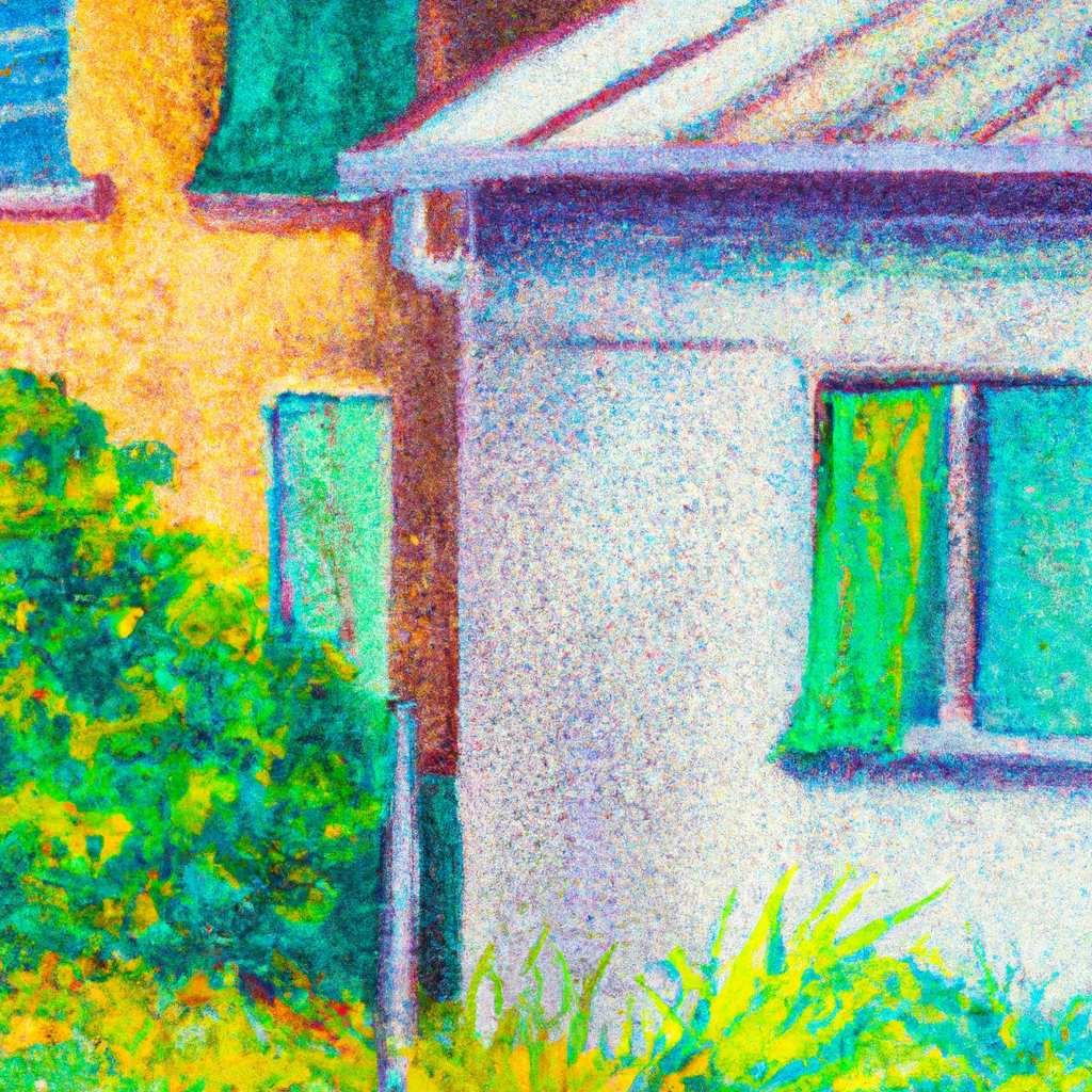 My painting of the scene