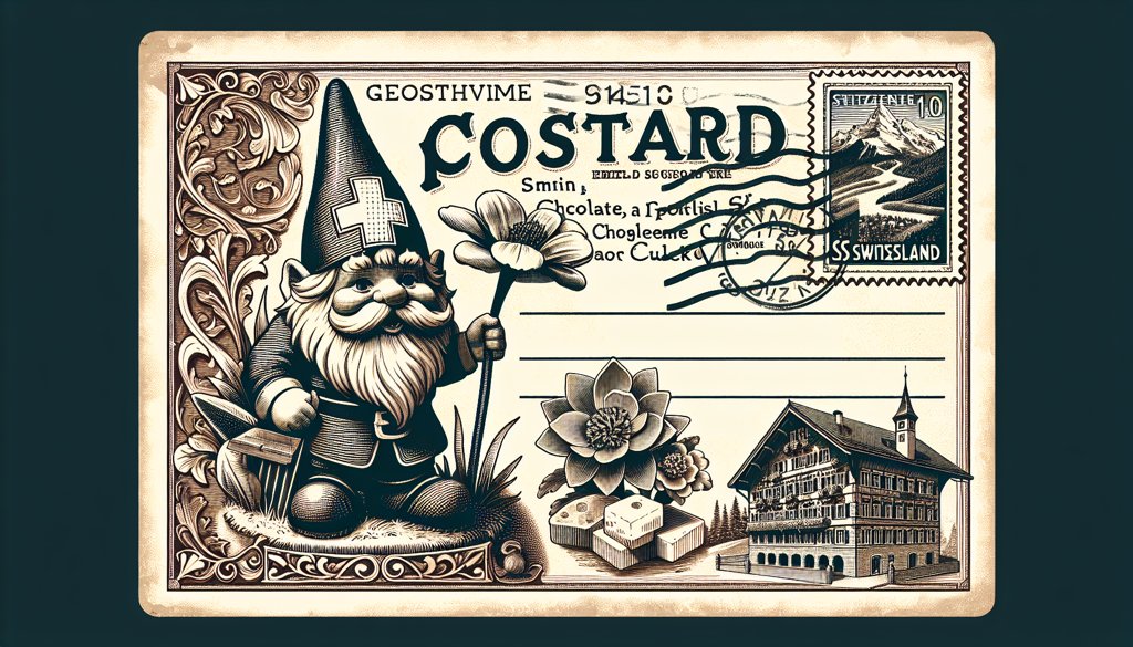 Gnome's postcard from Switzerland