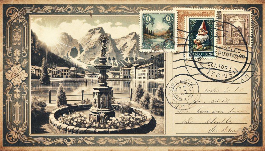 Gnome's postcard from Italy