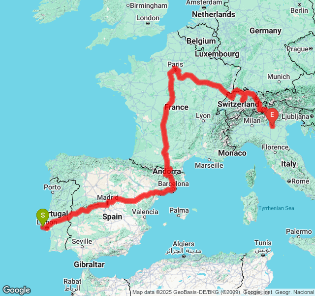 Overall journey map