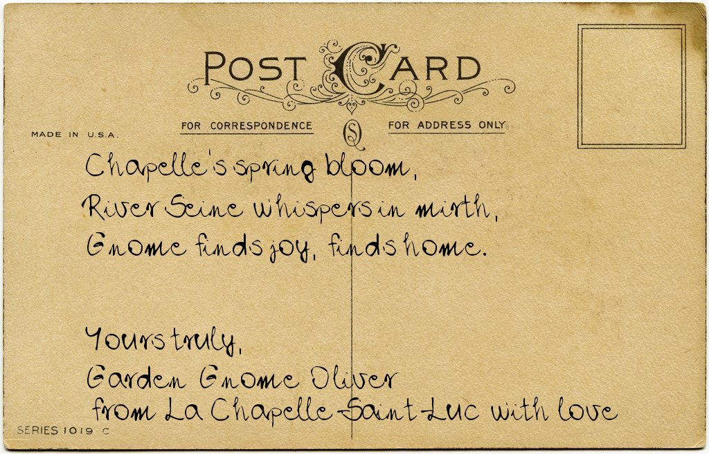 Gnome's postcard from France