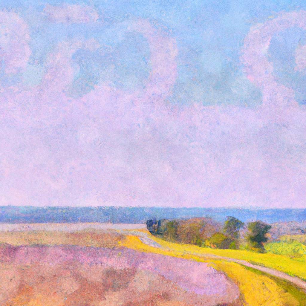 My painting of the scene