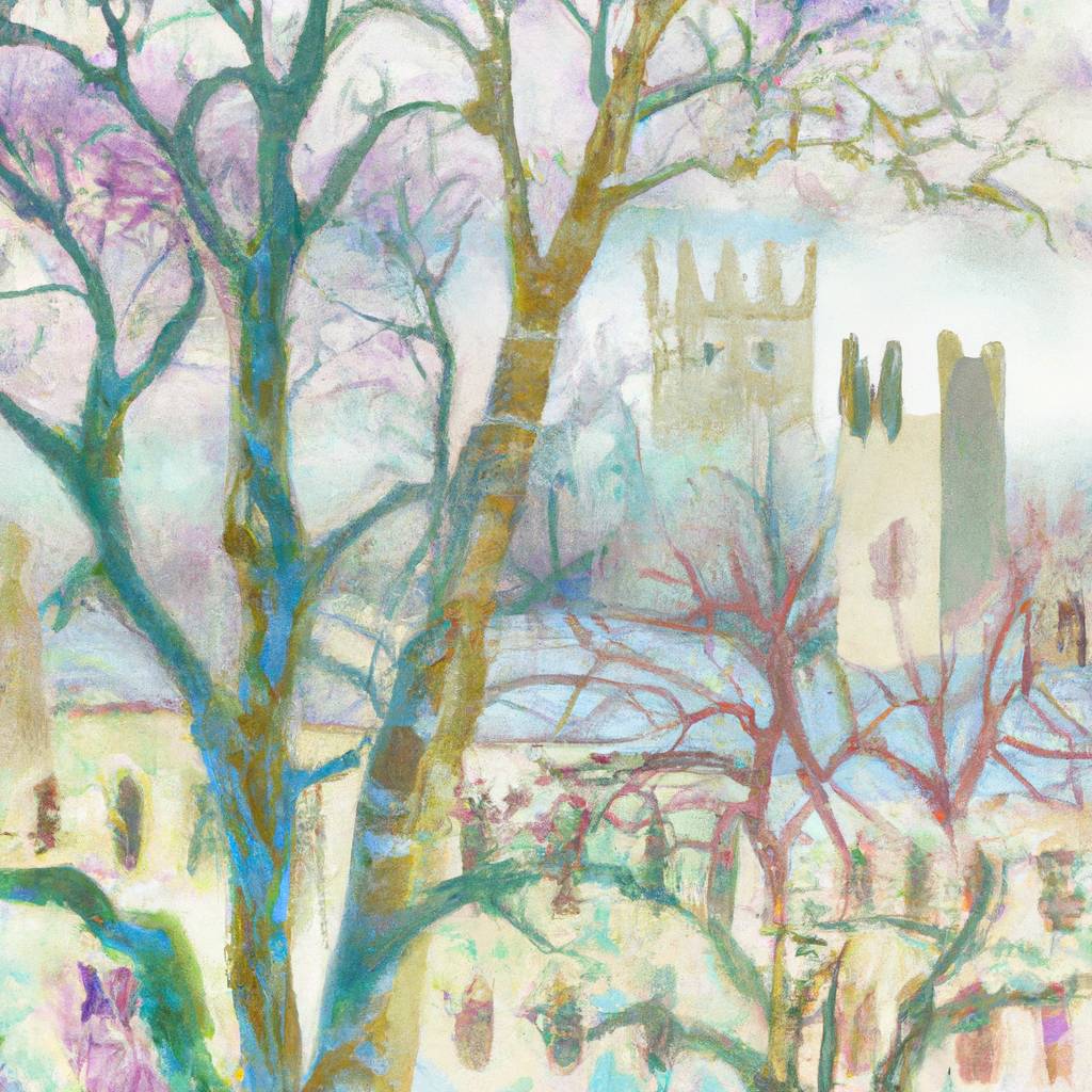 My painting of the scene