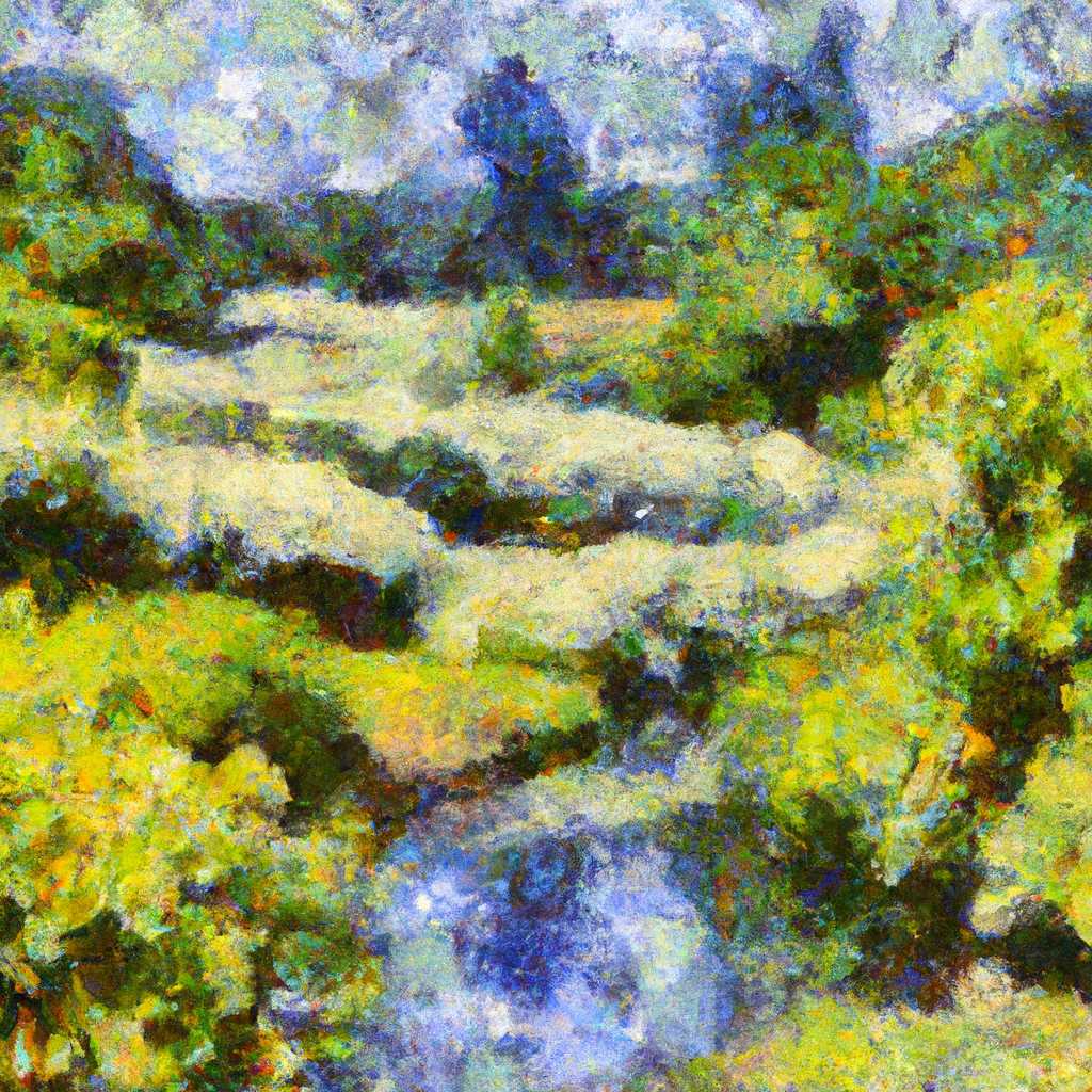 My painting of the scene