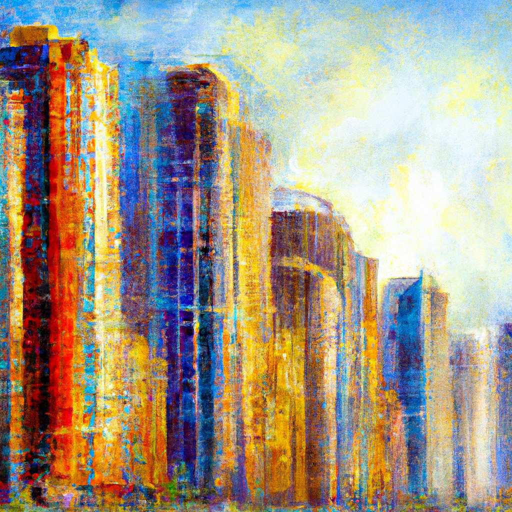 My painting of the scene