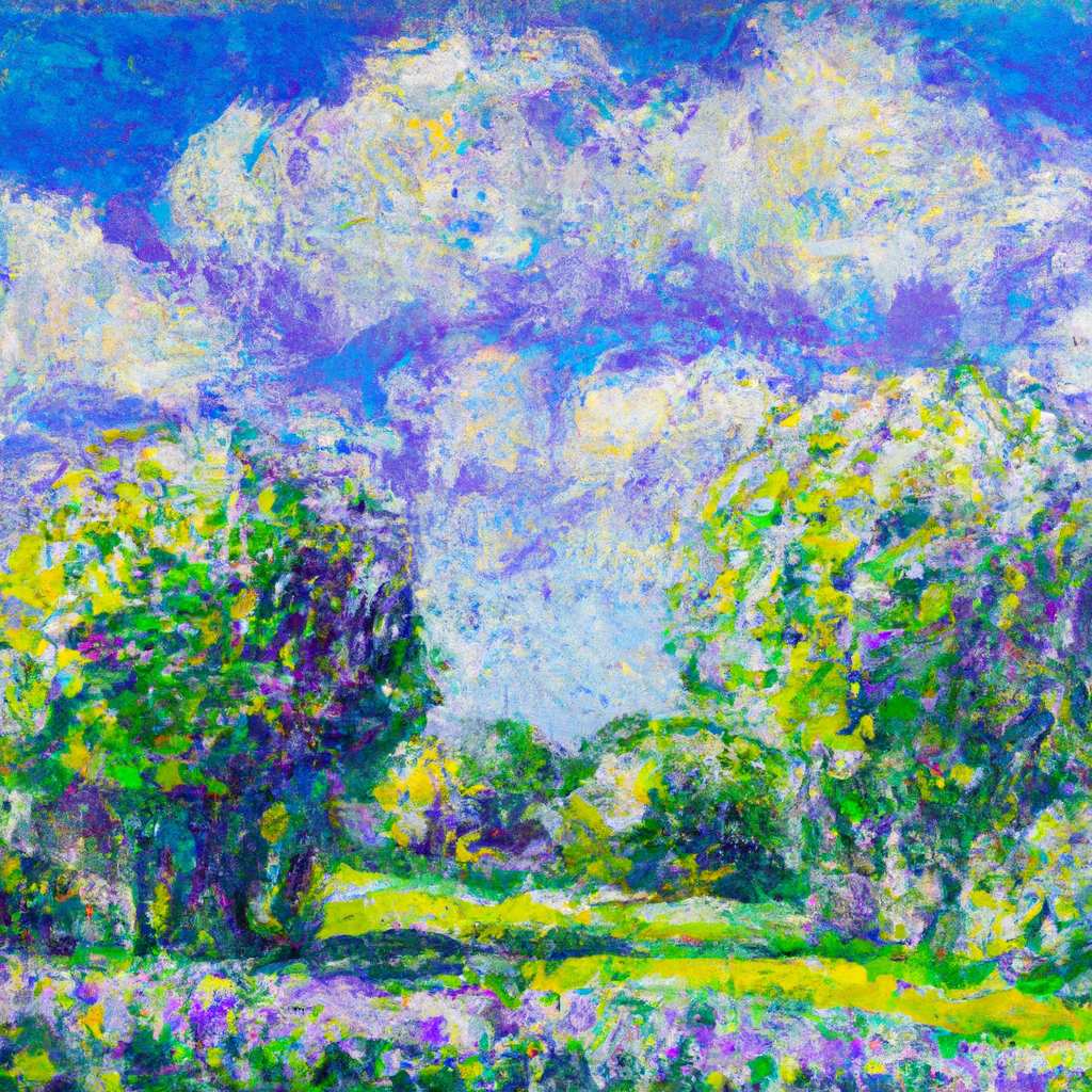 My painting of the scene