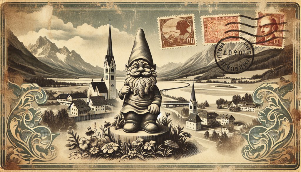 Gnome's postcard from Austria