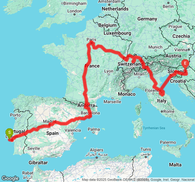 Overall journey map