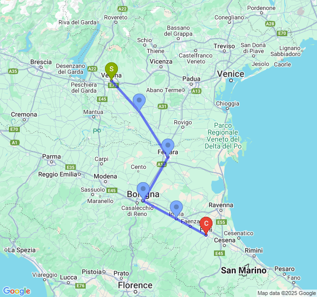 Recent journey map