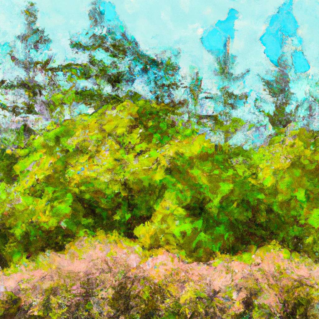 My painting of the scene