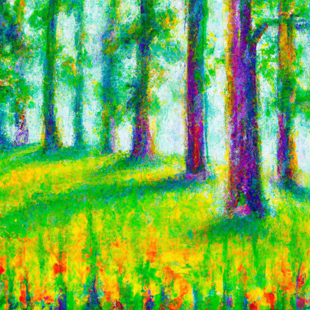 My painting of the scene