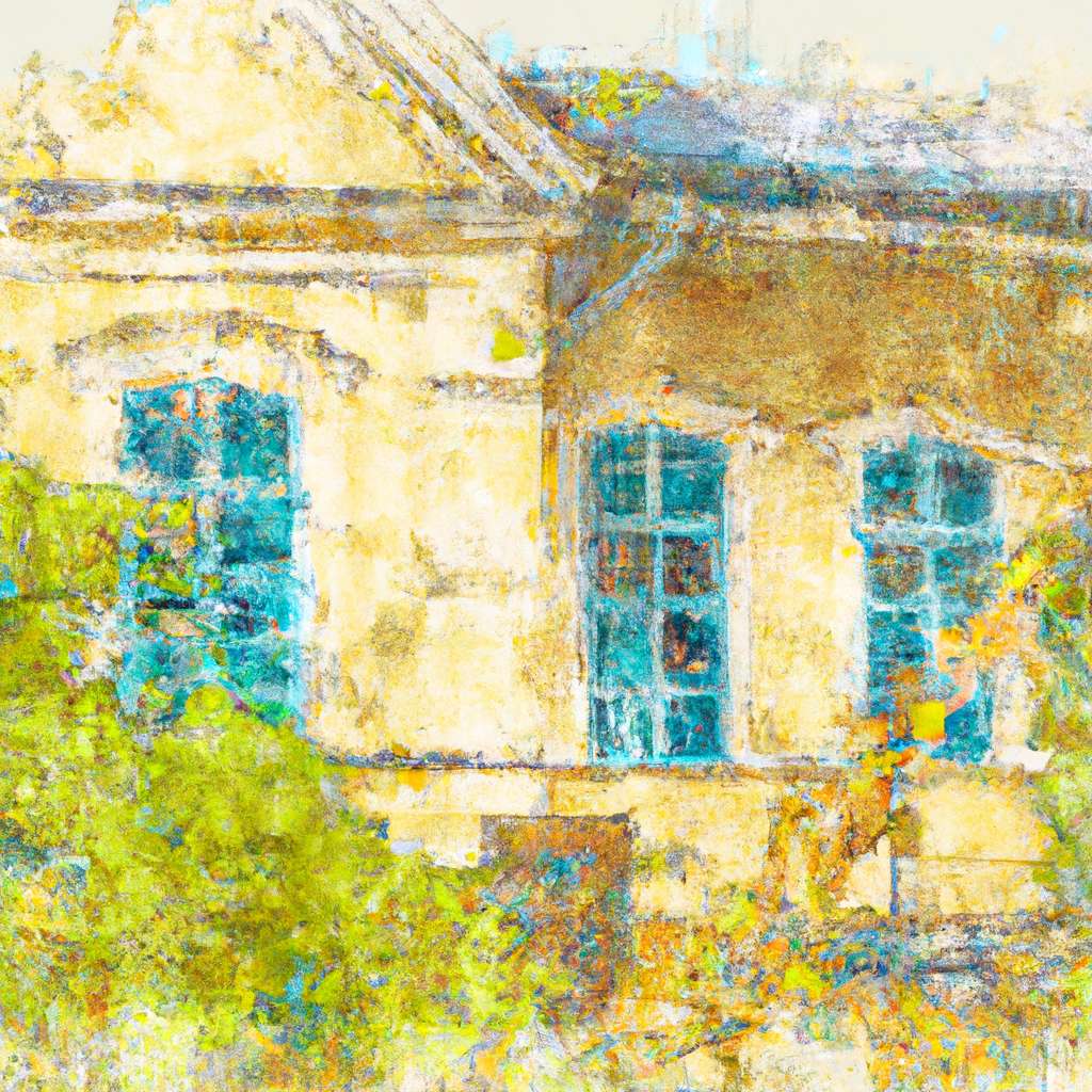 My painting of the scene