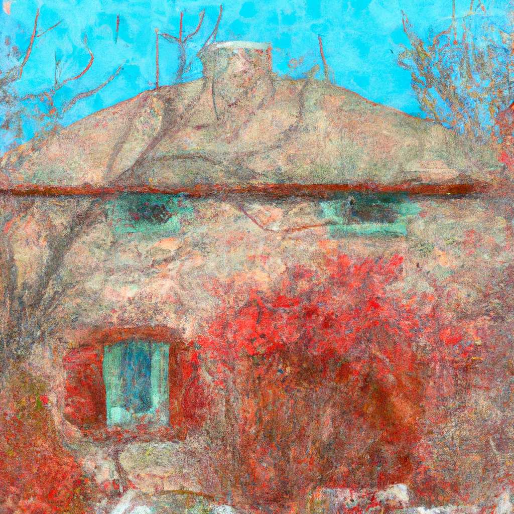 My painting of the scene