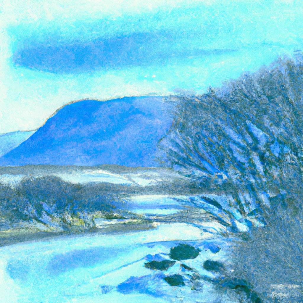 My painting of the scene