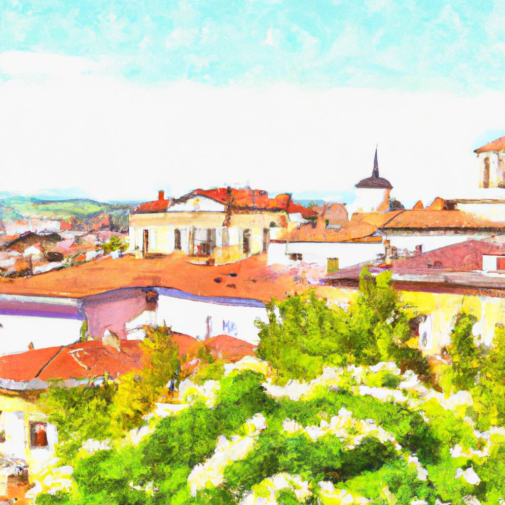 My painting of the scene