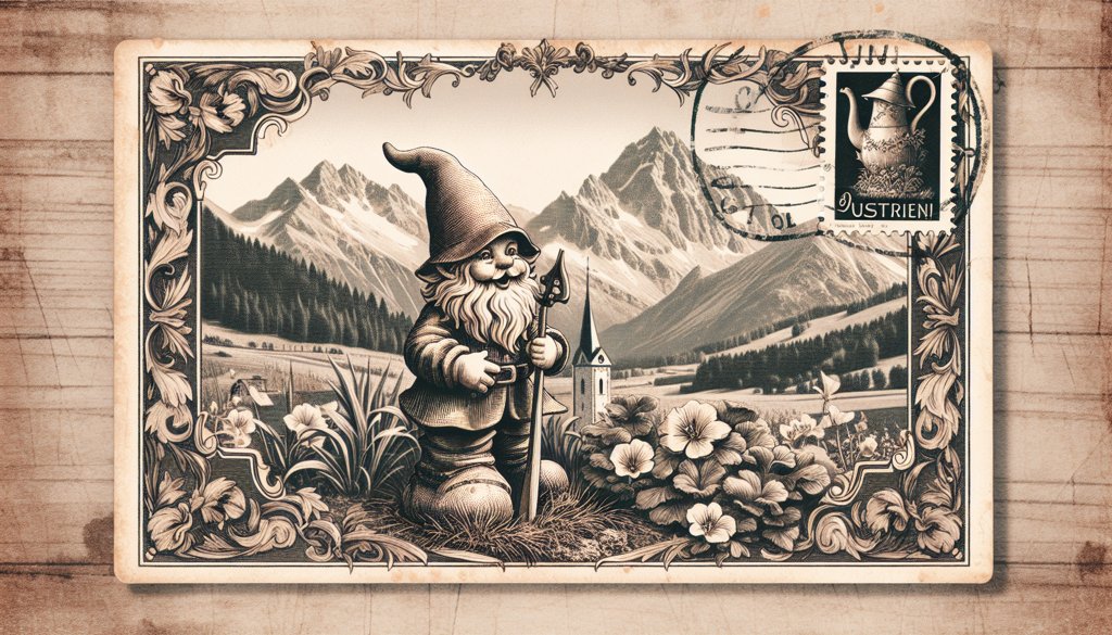 Gnome's postcard from Austria