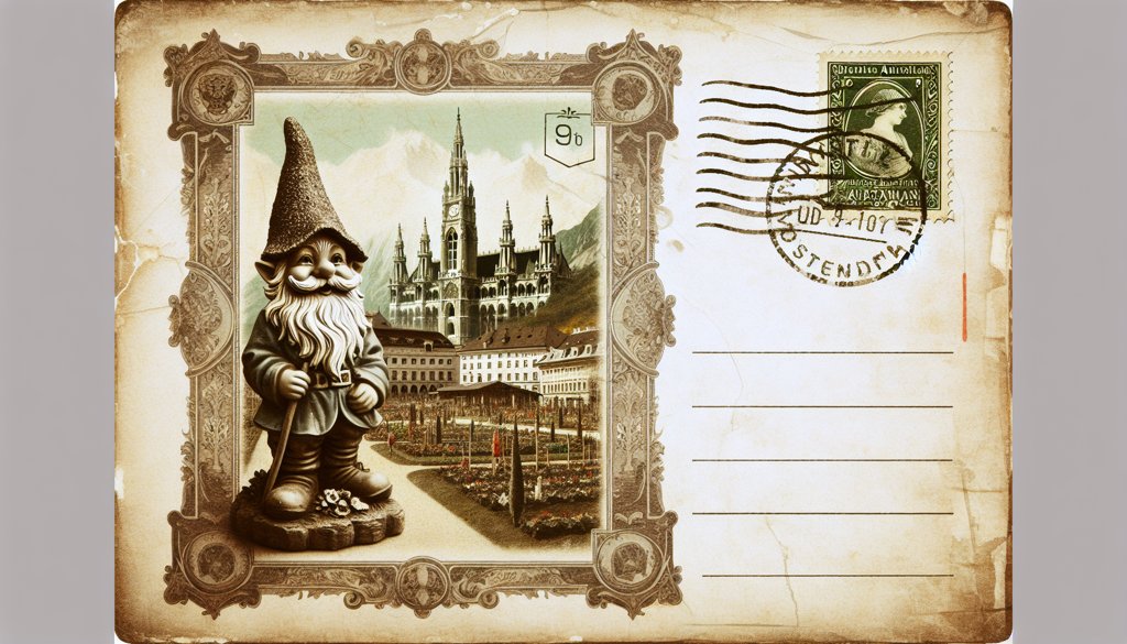 Gnome's postcard from Austria