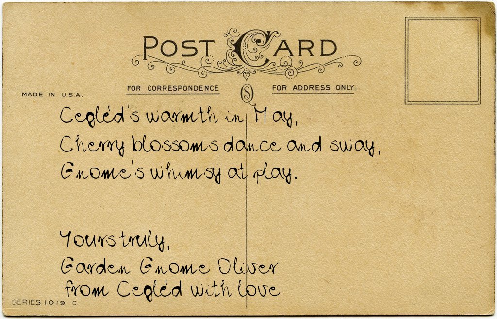 Gnome's postcard from Hungary