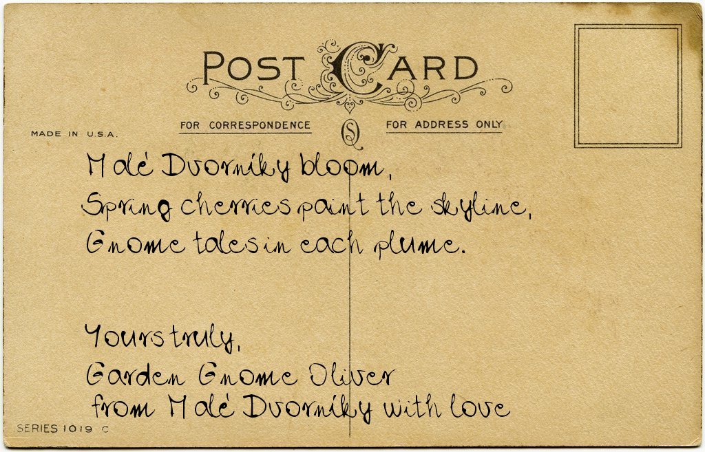 Gnome's postcard from Slovakia