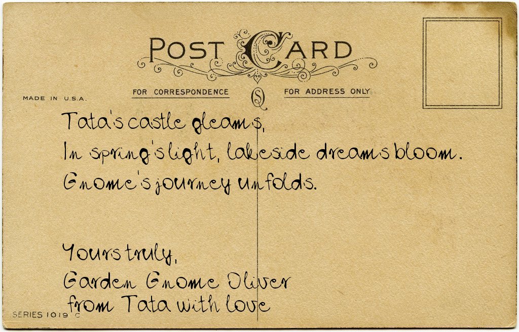 Gnome's postcard from Hungary