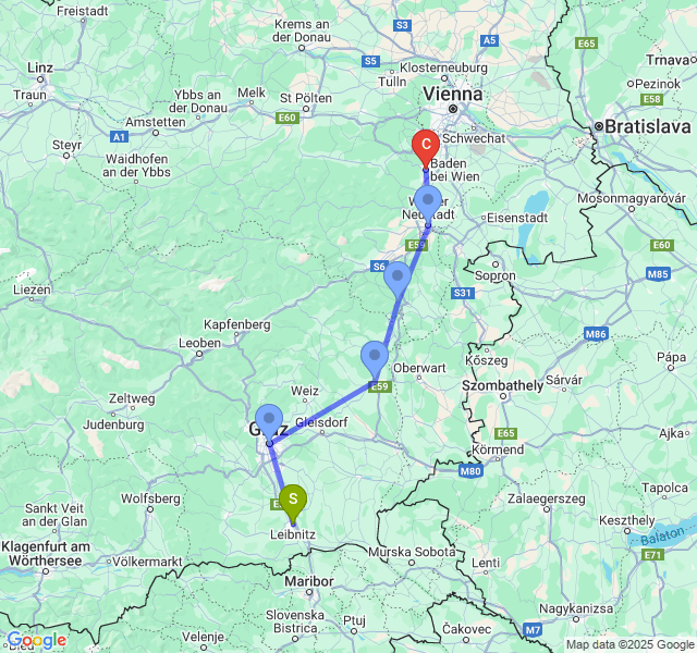 Recent journey map