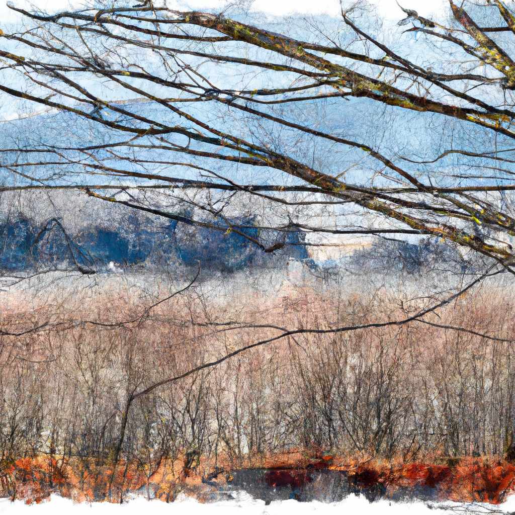 My painting of the scene